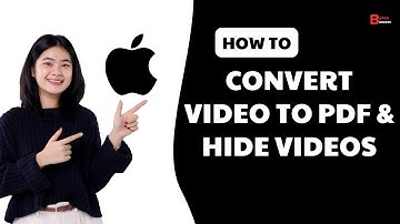 How To Convert Video To PDF And Hide Videos In iPhone