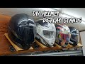 DIY Motorcycle Helmet Display Stand