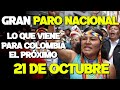 El gran paro Nacional del 21 de Octubre