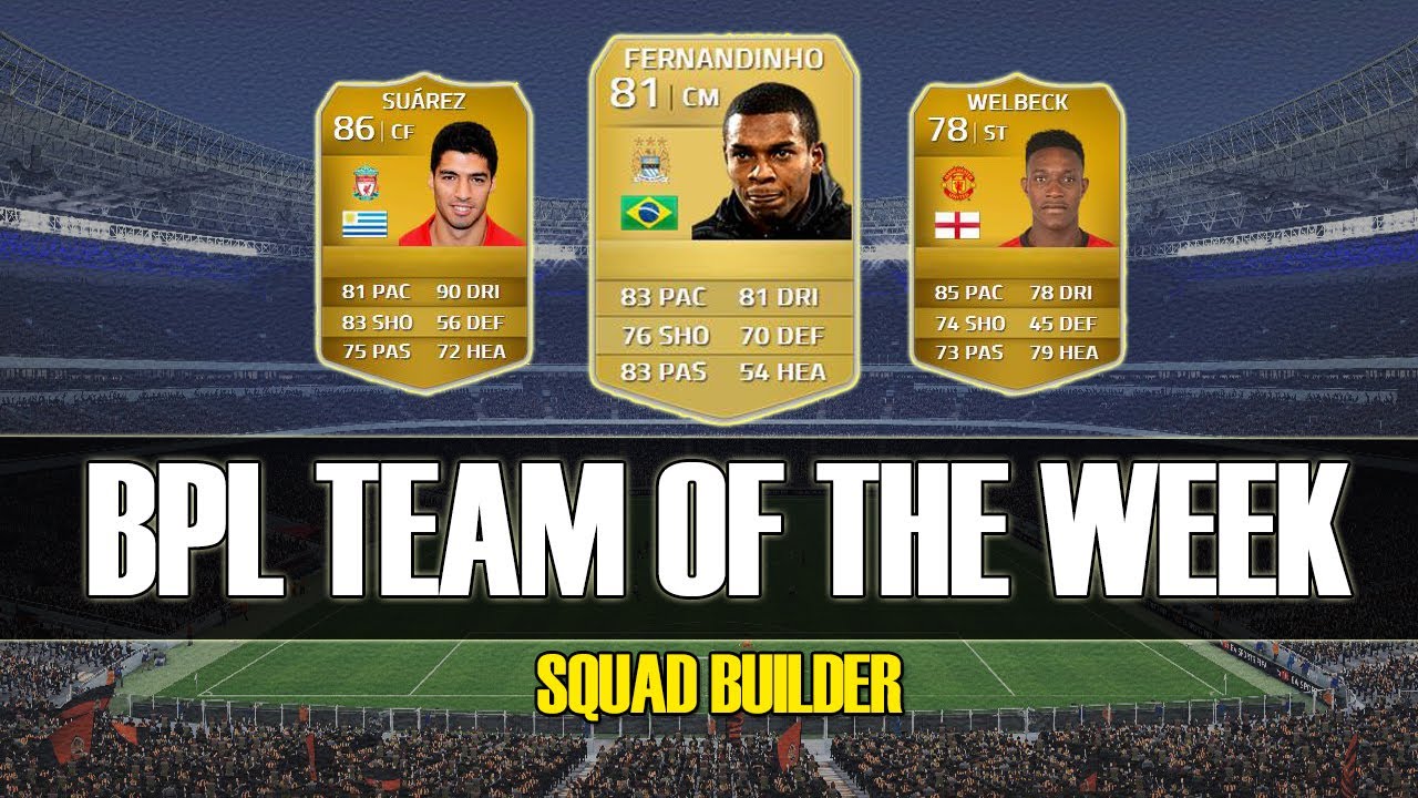 FIFA 14 NEXT GEN - BPL TOTW SQUAD BUILDER - Game Week 14.12.13