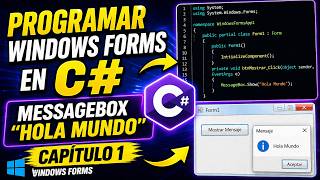 C# Windows Forms from scratch: MessageBox Hello World (Chapter 1)
