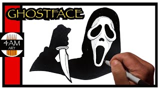 How to Draw GHOSTFACE