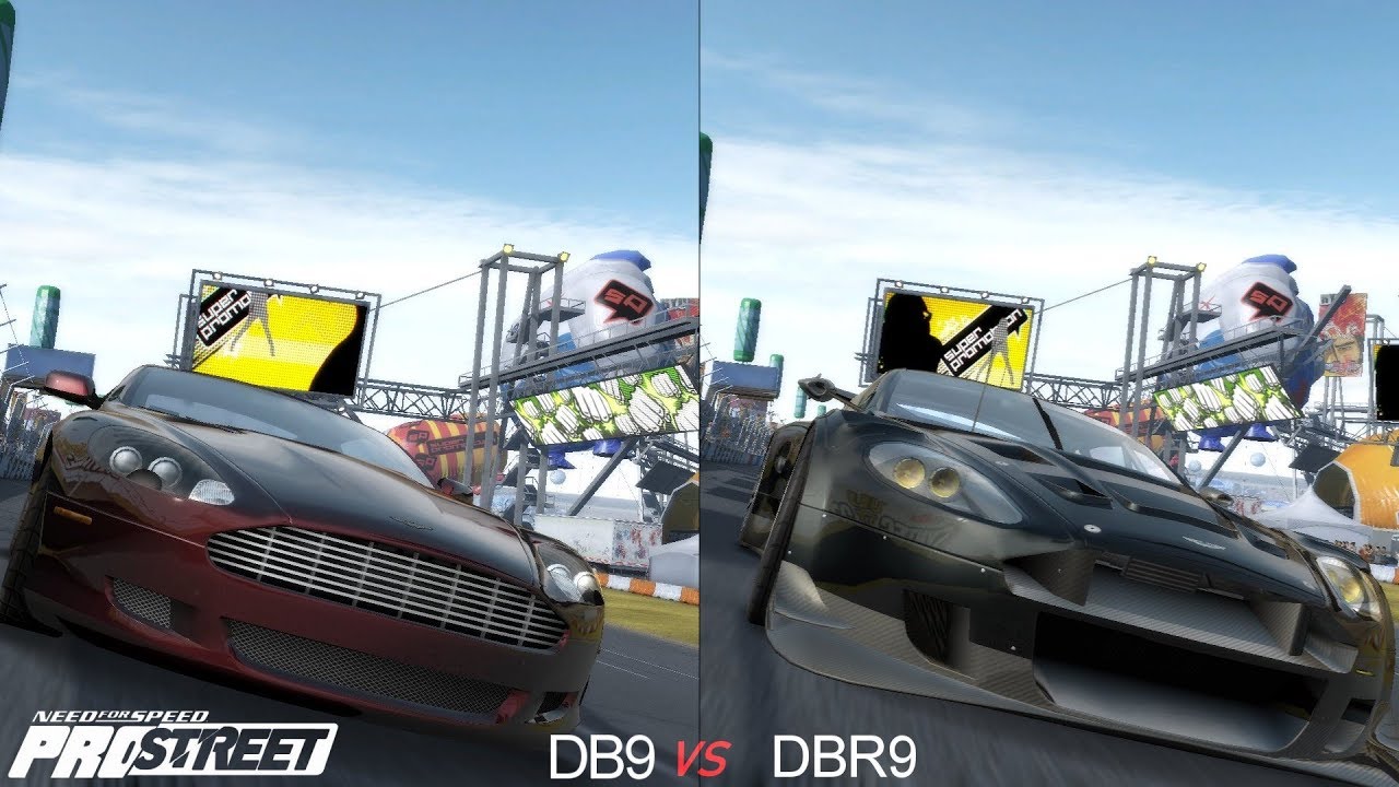 Aston Martin DB9 Vs Aston Martin DBR9 Comparison - NFS ProStreet