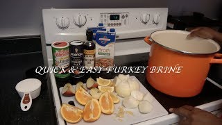 Quick and easy turkey brine with fresh fruit | southern smoke boss