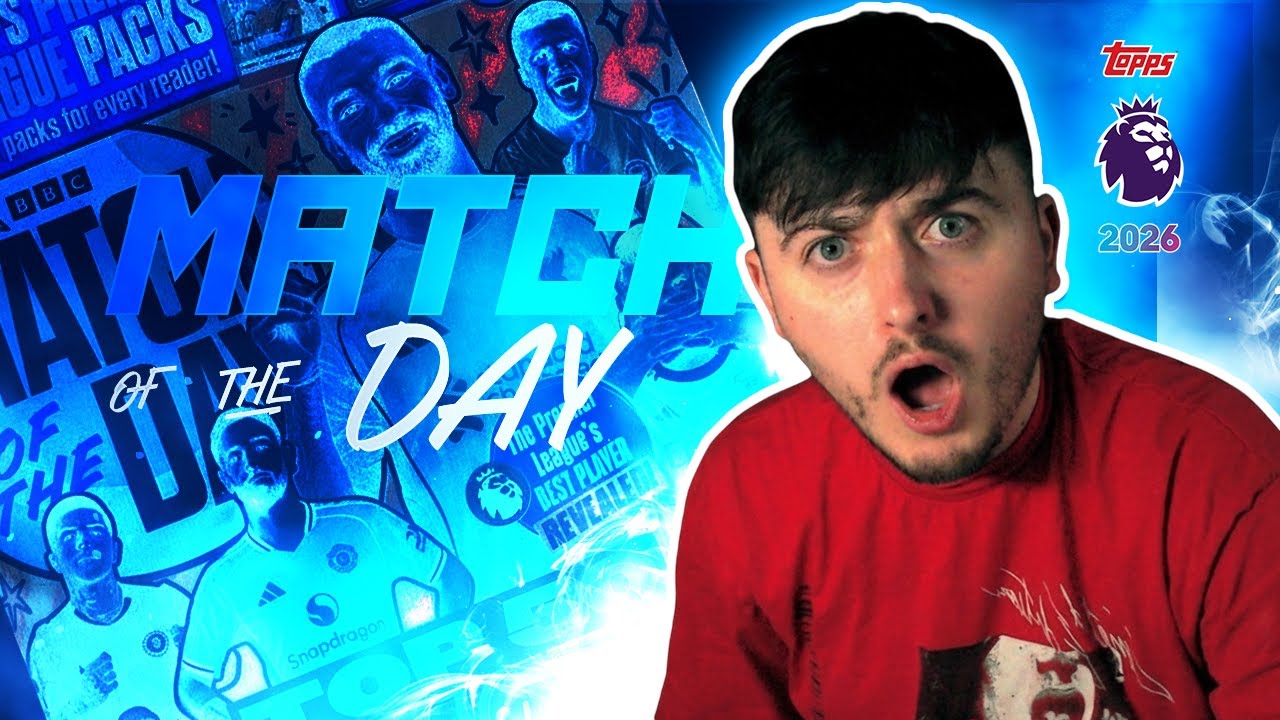 Match Of The Day Magazine Topps 2026 Premier League PACK OPENING