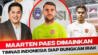 Maarten paes dimainkan~jens raven resmi jadi WNI~timnas indonesia siap permalukan irak jelang pildun