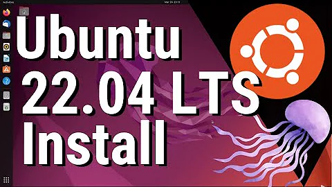 Ubuntu 22.04 LTS Linux Install from USB | 2022 Desktop Version (Jammy Jellyfish)