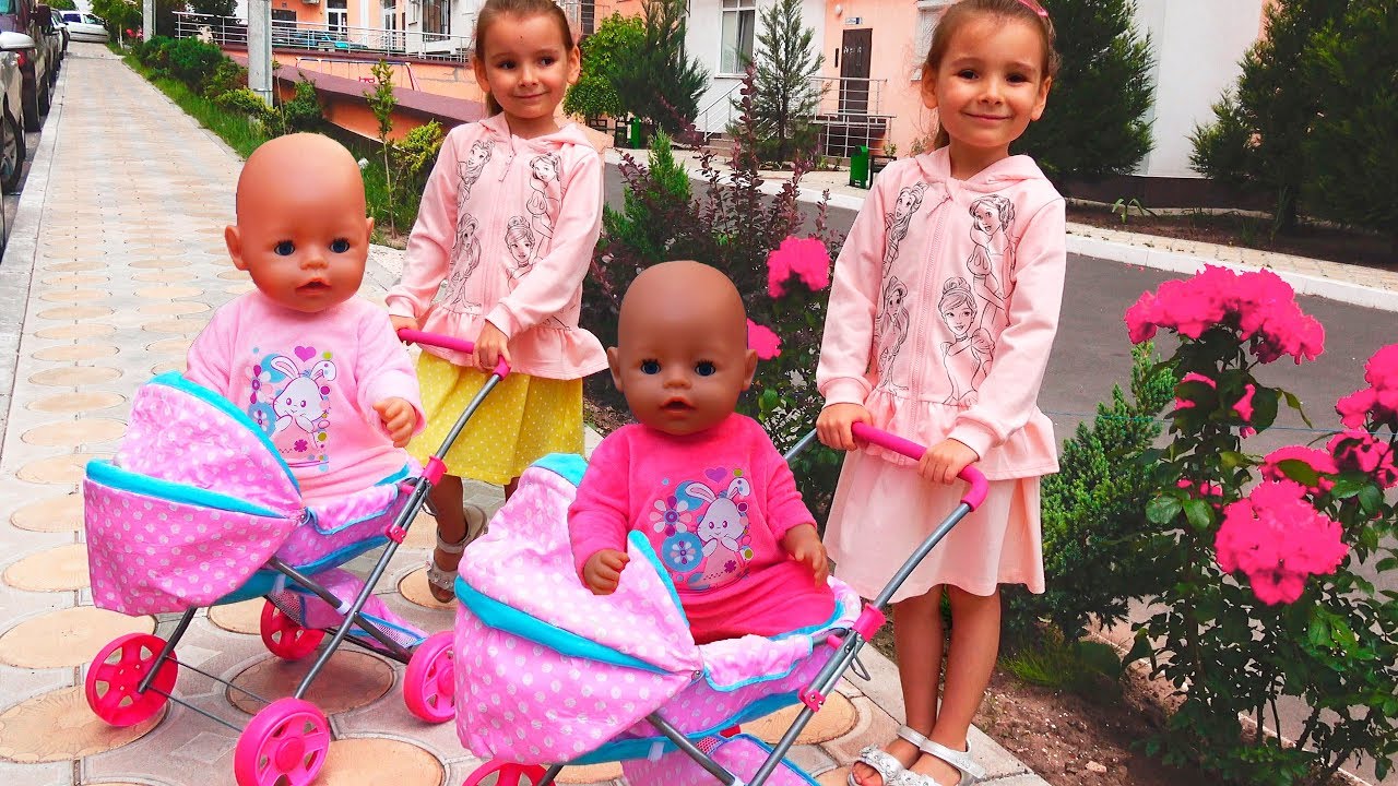 Куклы Настя и Видео для детей Как Мама с куклами Беби Бон