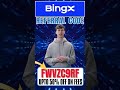 Bingx Referral code 2026  "FWVZC9RF" Get Upto 50% On Trading Fees