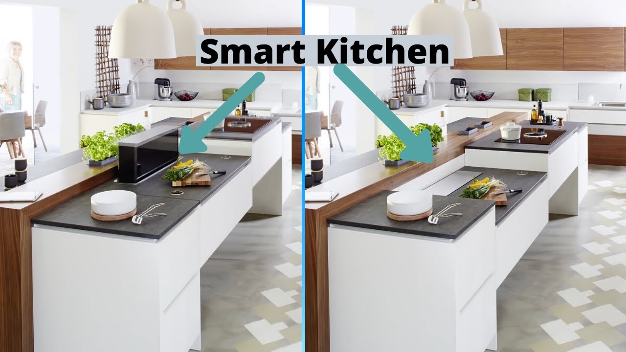 Smart Modular Kitchen Designs with space saving ideas and modern ...