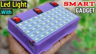 How To Make High Quality Rechargeable Emergency Led Light | Emergency Led Light At Home