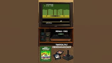 Who spent their childhood trying to beat 1982 Activision classic Pitfall? #atari2600 #retrogaming