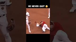 Most Players Would Quit Here… He Didn’t #Baseball #MLB #BaseballShorts #NeverQuit #Hustle #Shorts