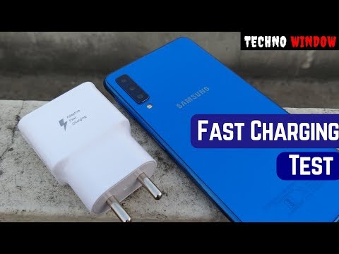 Samsung Galaxy A7 (2018) - Battery Fast Charging Speed Test (1% - 100%)