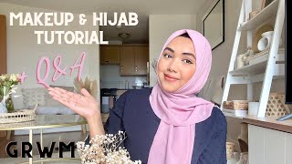 GRWM | Makeup & Hijab Tutorial + Q&A 💄 screenshot 2