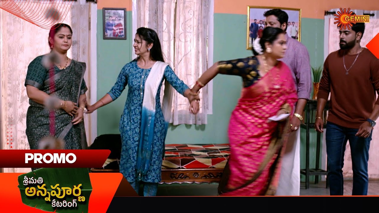 Srimati Annapurna Catering - Promo | 12 Feb 2026 | Telugu Serial | Gemini TV