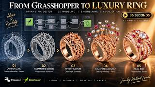 Rhino + Grasshopper → Luxury Jewelry