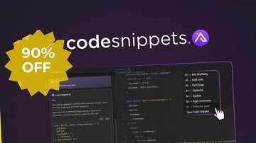 Code Snippets AI Review & Code Snippets AI Appsumo lifetime deal $29