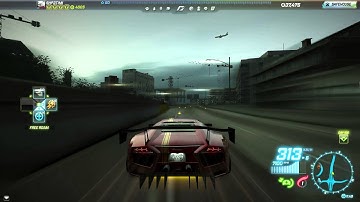 Need For Speed World - Lamborghini Reventón Test Drive (406 KM/H)