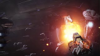 Mass Effect 3 Legendary Edition Quarian and Geth Space Battle