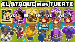 CUAL CARTA TIENE EL GOLPE mas PODEROSO? | PRINCESA EVO y LAPIDA HEROE | CLASH ROYALE