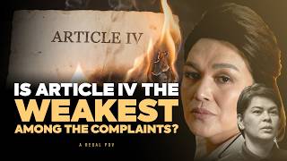 Is Article IV The Weakest Among The Complaints?
