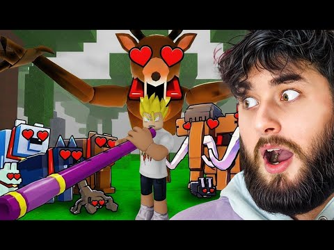OSWOIŁEM WSZYSTKIE ZWIERZĘTA BRONIĄ ADMINA w 99 Nocy W Lesie Roblox!