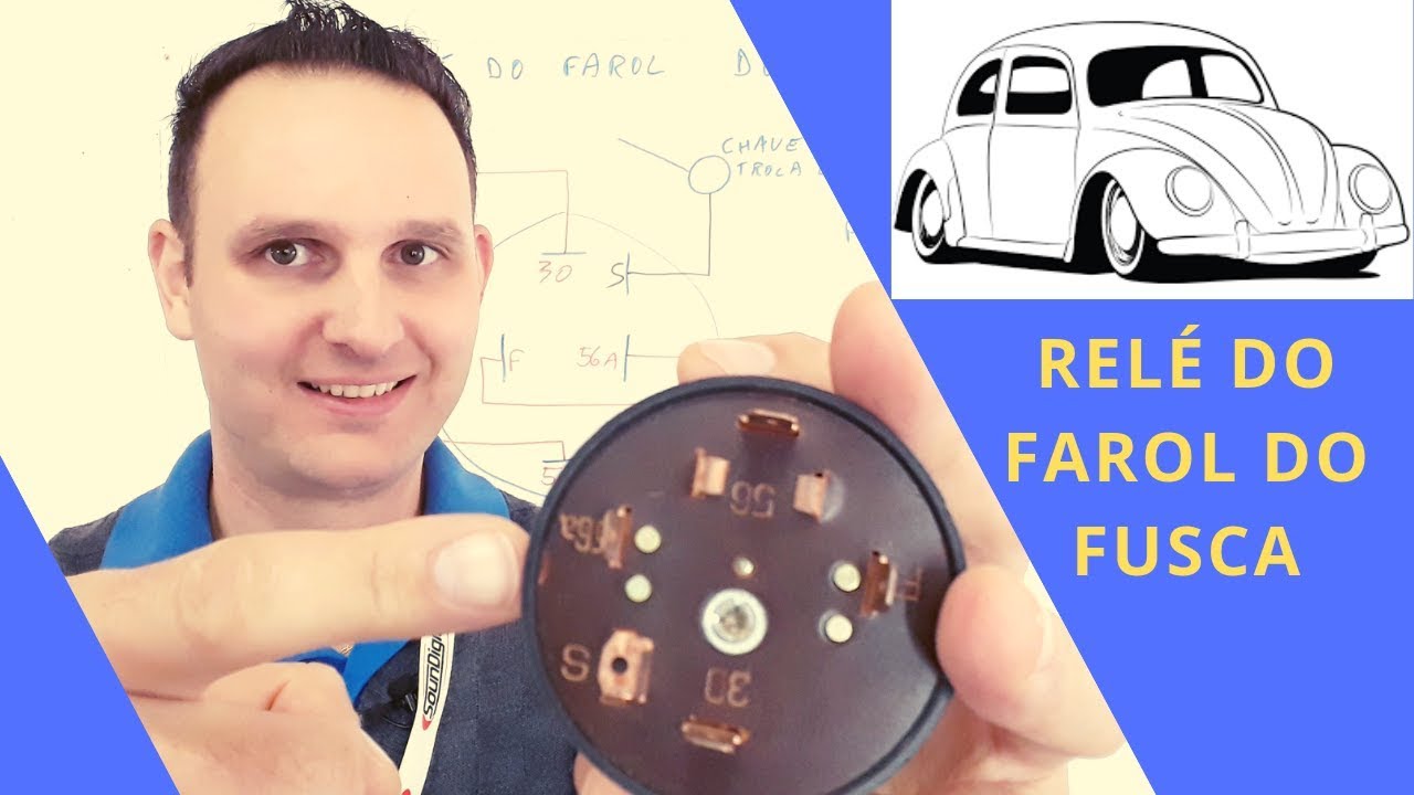 Relé farol do fusca COMO FUNCIONA