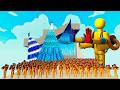100x PLAYERS POPPY PLAYTIME + 1x GIANT vs 4x EVERY GOD   Totally Accurate Battle Simulator TABS