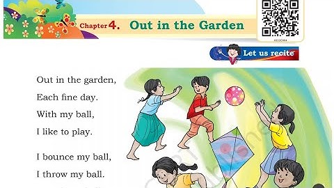 Out in the Garden| Clas 3|English |Chapter 4|Poem|Santoor |NCERT|FULL POEM EXPLANATION IN HINDI