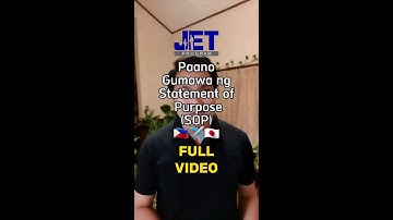 CarlBensonVlog: How to write your JET Program SOP? (Complete Guide)