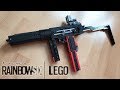 Lego fullauto smg11 blowback rubber band gun  rainbow six siege