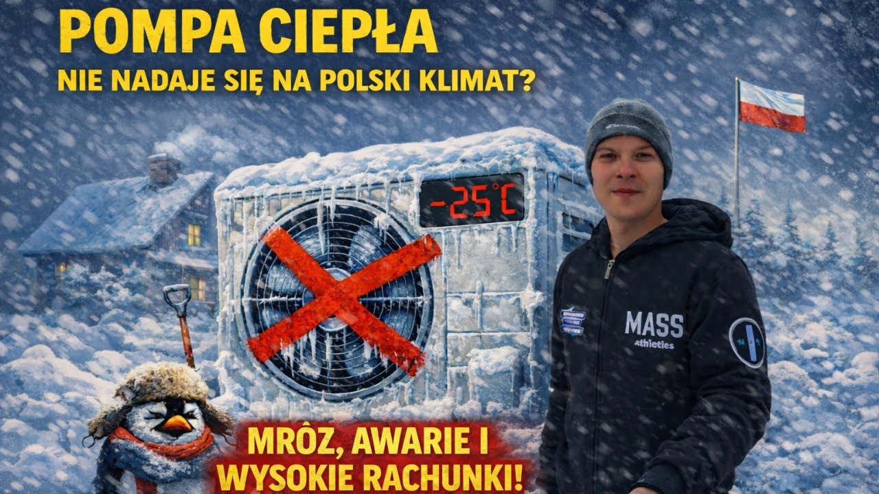 Pompa ciepła nie nadaje się na polski klimat? Polskie zimy zbyt srogie do poprawnego działania?