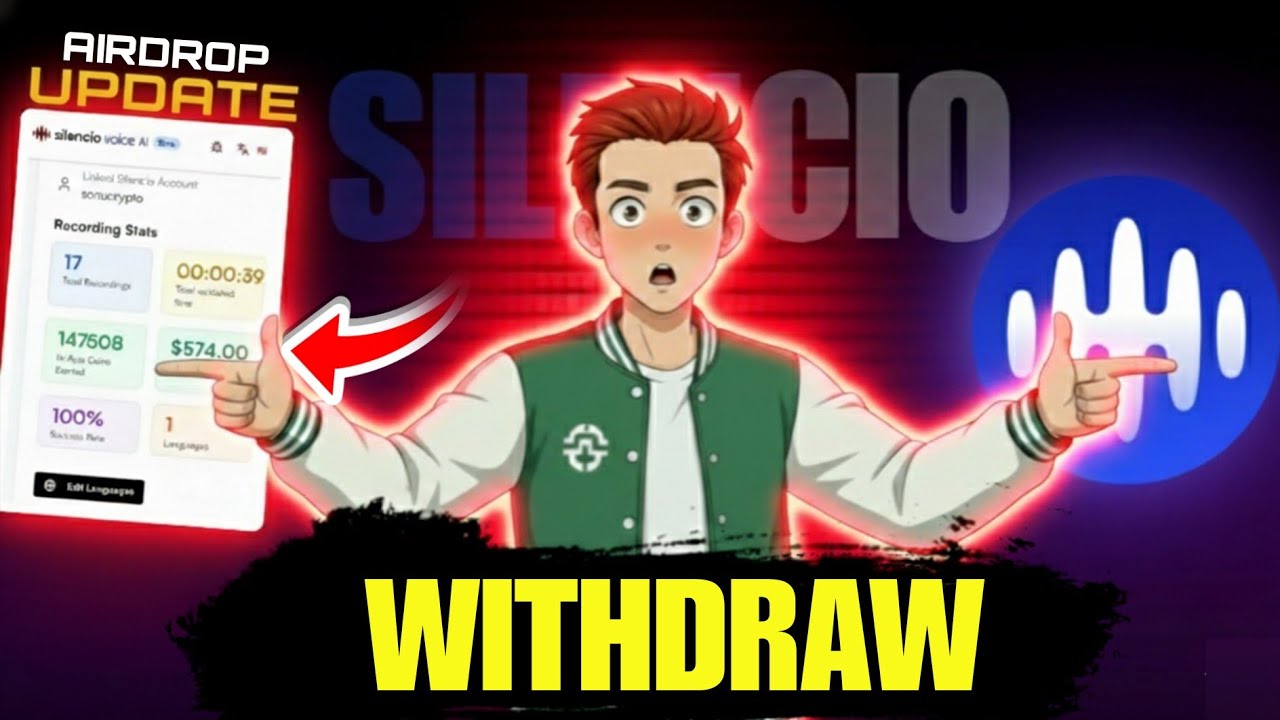 Silencio Voice Ai withdrawal | Silencio app withdrawal Complete guide | Silencio Airdrop Update
