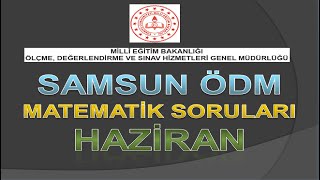 Samsun Ödm Hazi̇ran Ayi Lgs Matemati̇k Çalişma Soru Çözümü Pdf Link