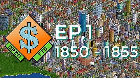 OpenTTD Gameplay Time Lapse [EP.1] New Game!!!