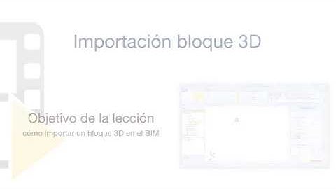 Video Tutorial de CerTus SCAFFOLDING - Importación bloque 3D - ACCA software