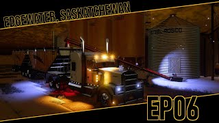 FS22 | Edgewater, Sask SP EP06 | Snow Clearing & Grain Hauling
