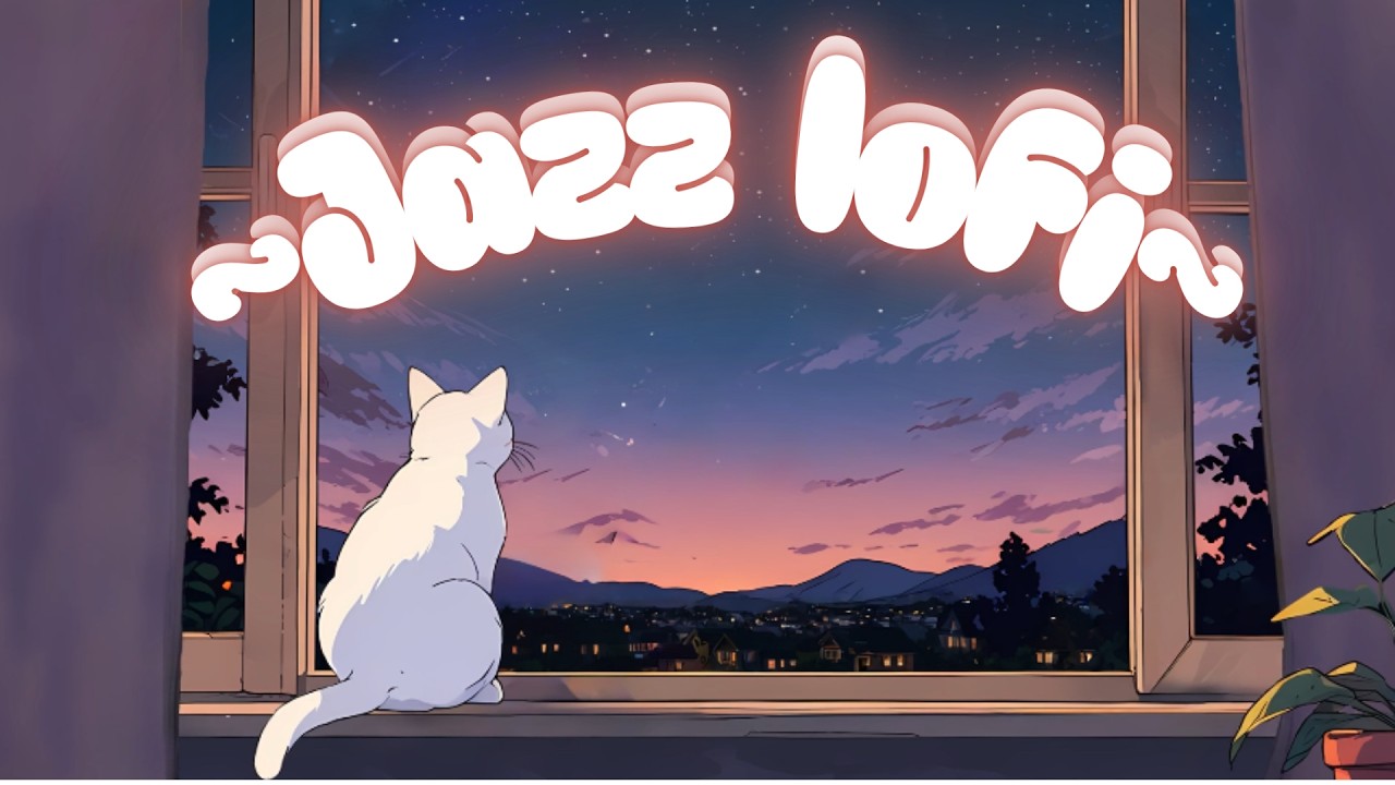 Jazz lofi music - chill beats| 1 hour lock in | late night study ☕ ...