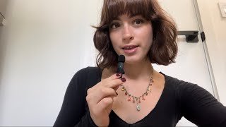 ASMR Lipgloss Application (Kisses, Mouth Sounds, Soft Spoken)