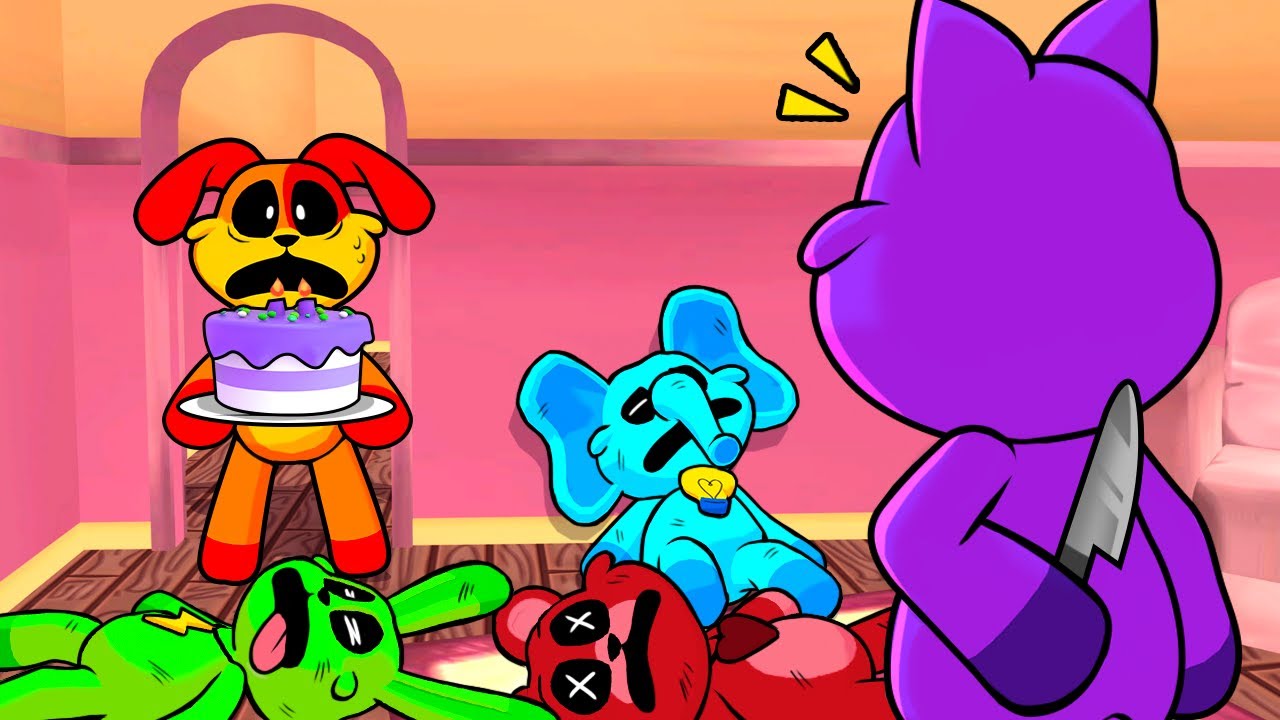 CatNap MATOU todos os Smiling Critters VR no seu aniversário