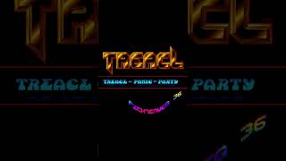 Amiga Demo Party Invitation by Panic and Treacl 1991 | #amiga #c64 #cracktro #demoscene #retrogaming