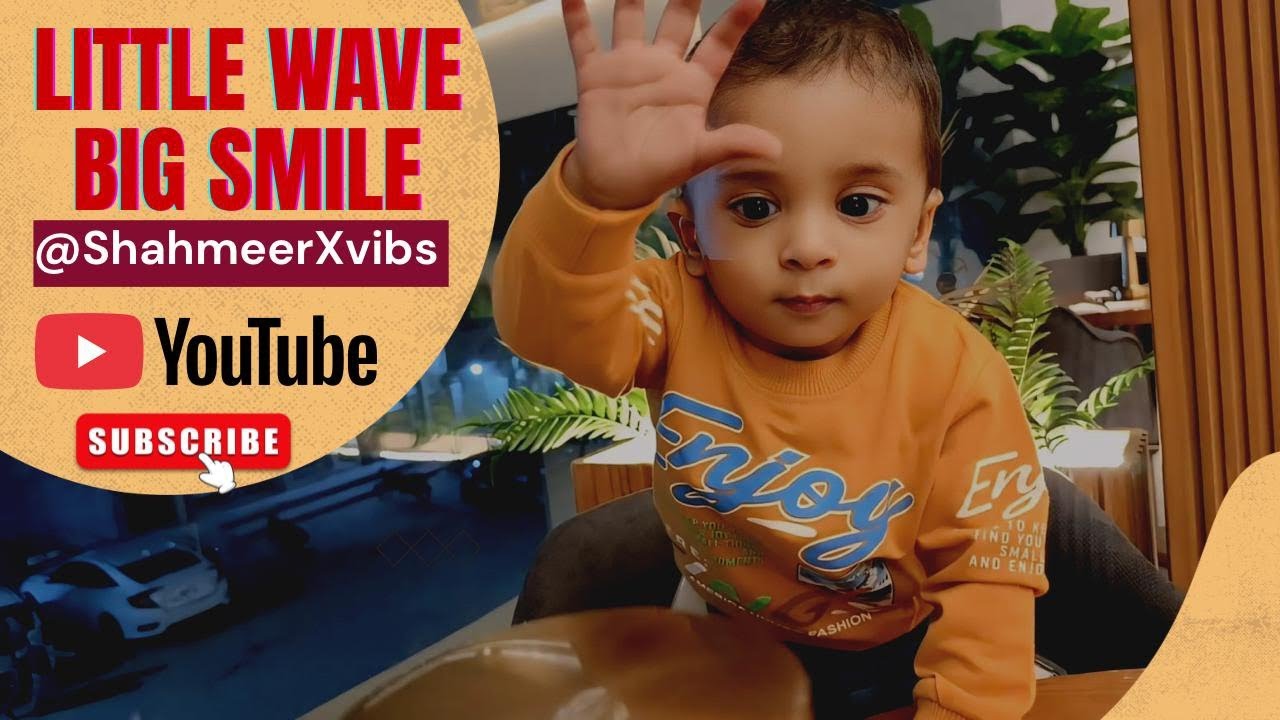 Chill Vibes at Beans Breeze With Little Boss Shahmeer | Little Wave | Big Smile.🎀