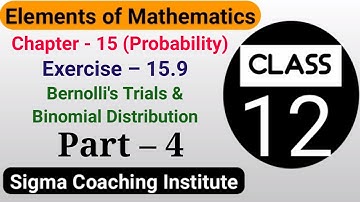 Elements of mathematics class 12 chapter 15 probability exercise 15.9 questions 26 to 35