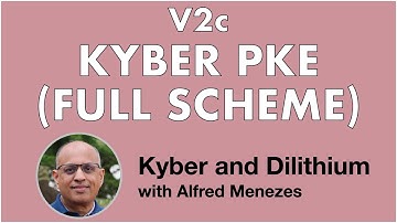 V2c: Kyber-PKE (full scheme) (Kyber and Dilithium short course)