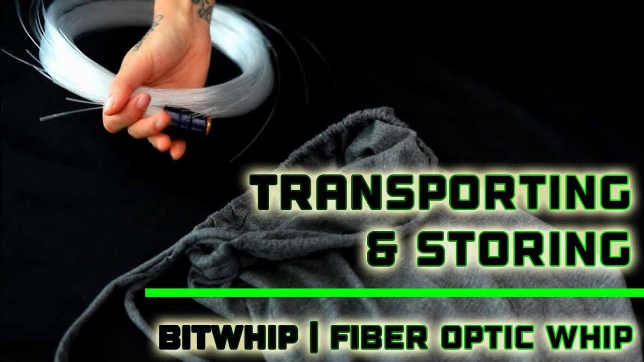 Light Whip Transporting and Storing Tutorial | BitWhip Fiber Optic Whip by Ants on a Melon