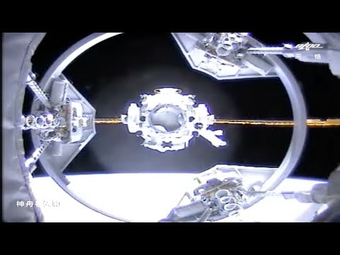 Watch China's Shenzhou-12 crew dock with new space station
