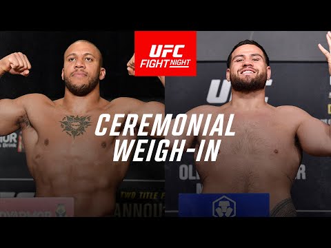 UFC Paris: Ceremonial Weigh-Ins