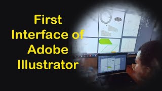 First Interface of Adobe Illustrator