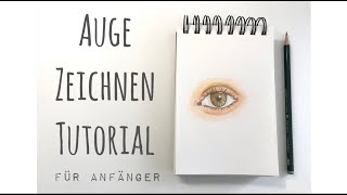 Auge Zeichnen Tutorial Für Anfänger Mit Buntstiften Diy Designs